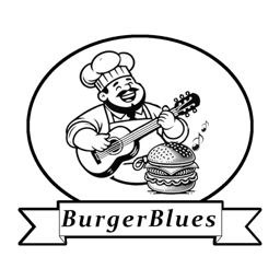 Burger Blues logo.